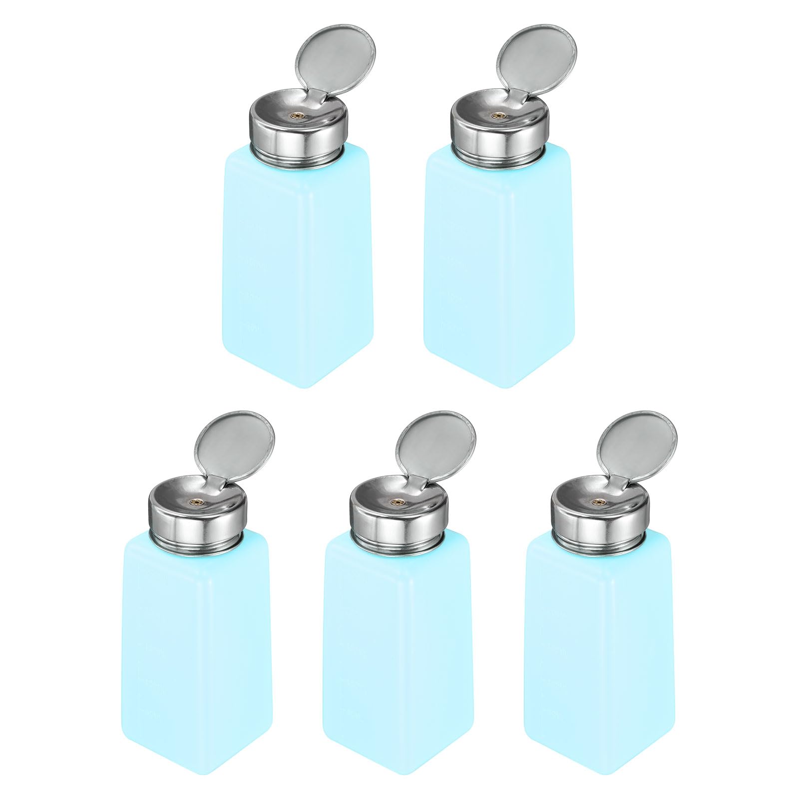 Distributeur d'alcool de solvant 250 ml anti gaspillage acétone flacon pompe inox bleu