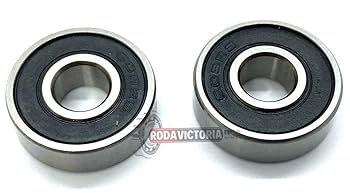 れんげ 2 x 608-2RS Ball Bearing 22mm x 8mm x 7mm 608RS NEW Free