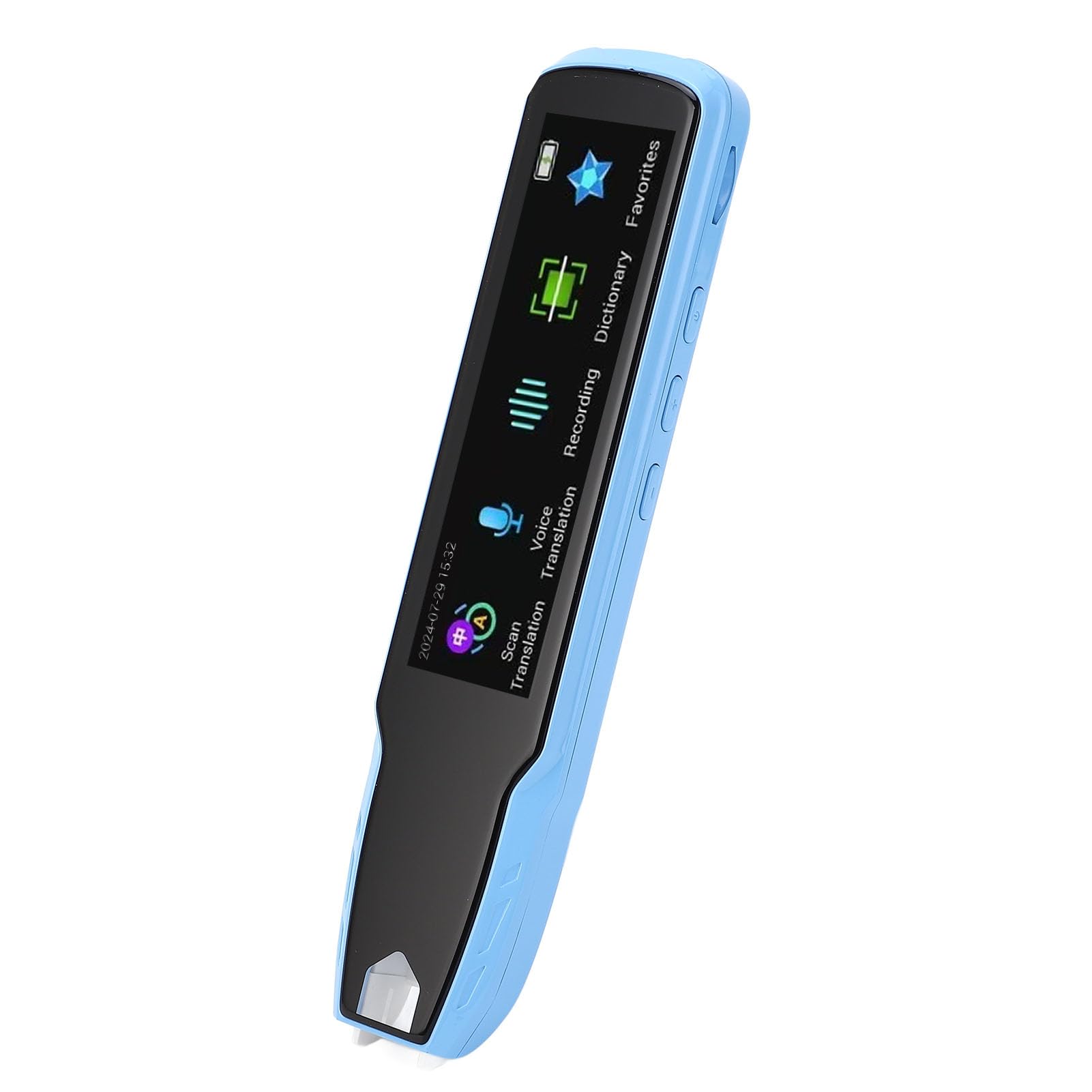 Jeffergarden Penna di Traduzione Penna Portatile per Traduttore Linguistico con Scansione di Online Offline Traduzione 1050mAh Funzione di Registrazione per Studenti Viaggiatori Che Leggono Libri di