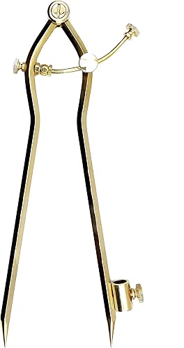 Miniatura 8 de 5MoonSun5 's - Divisor de alas para marcado de piel grande, ideal para dibujar círculos, escribir madera, metal, dibujo, mapa, trazado de mapas,