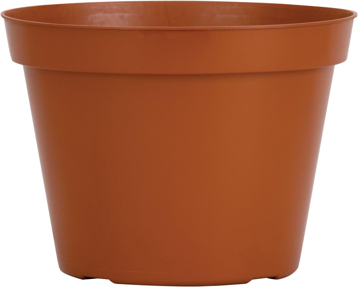 AkroMils AZE10001E24 Round Grower Pot, Terra Cotta, 10
