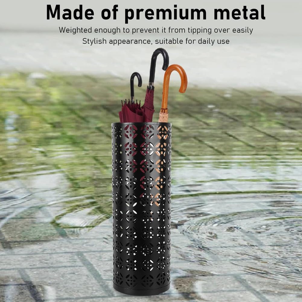 Soporte portátil e Impermeable para sombrilla - Soporte para sombrilla de Patio para Uso doméstico - Accesorio de jardín Exterior Duradero, Ajustable y fácil de Montar