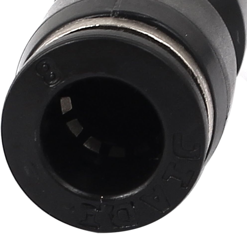 uxcell 8mm to 4mm Pneumatic Air Pipe Quick Fitting Coupler Cylinder Connector Adapter 10pcs