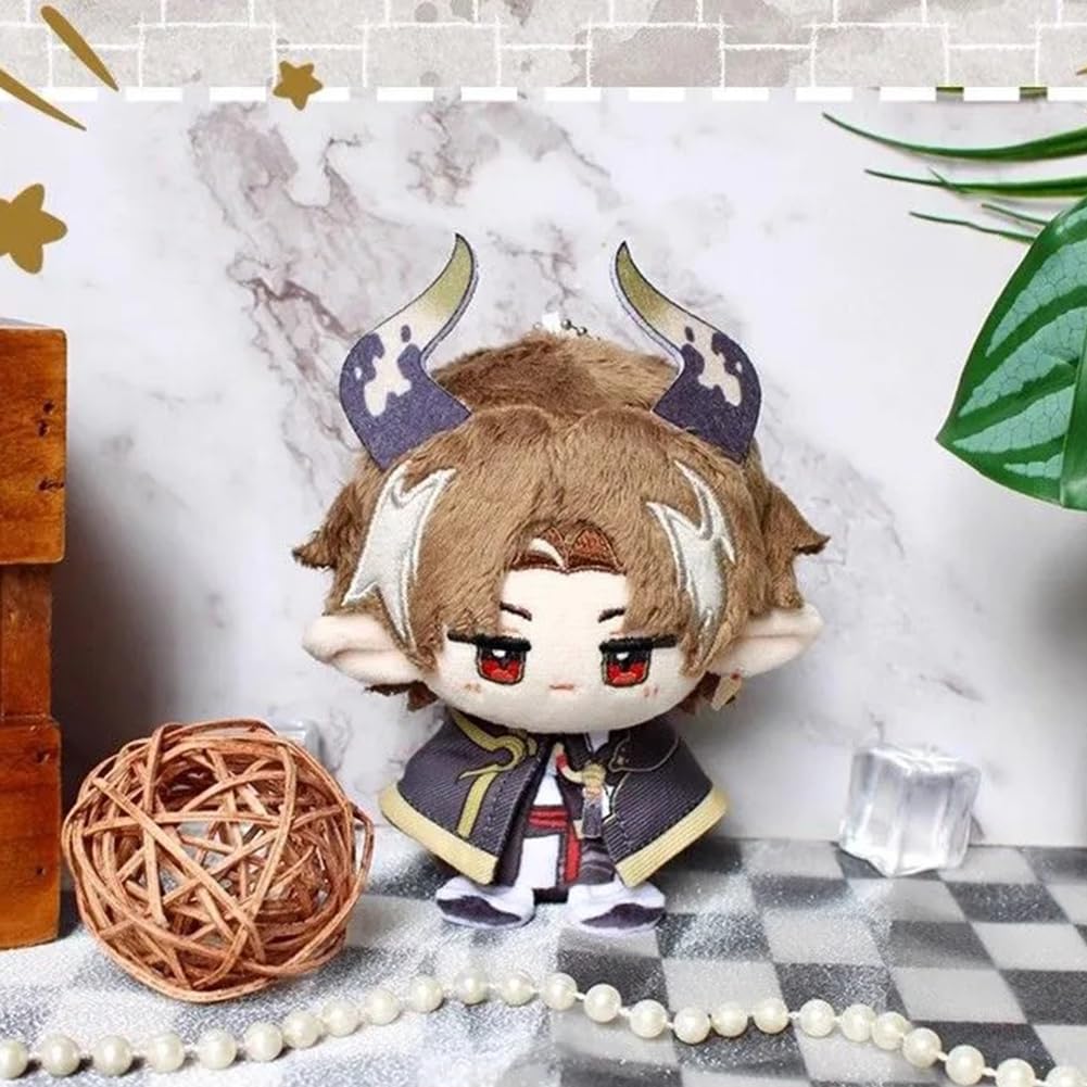 Zhongkaihua Kal'tsit/Amiya/Lappland Plüschfiguren, sitzend, weich, gefüllt, 12 cm, Anime-Spielfiguren, Merch, Anlässe, Dekorationen, Sammlerstücke, 10 Stück