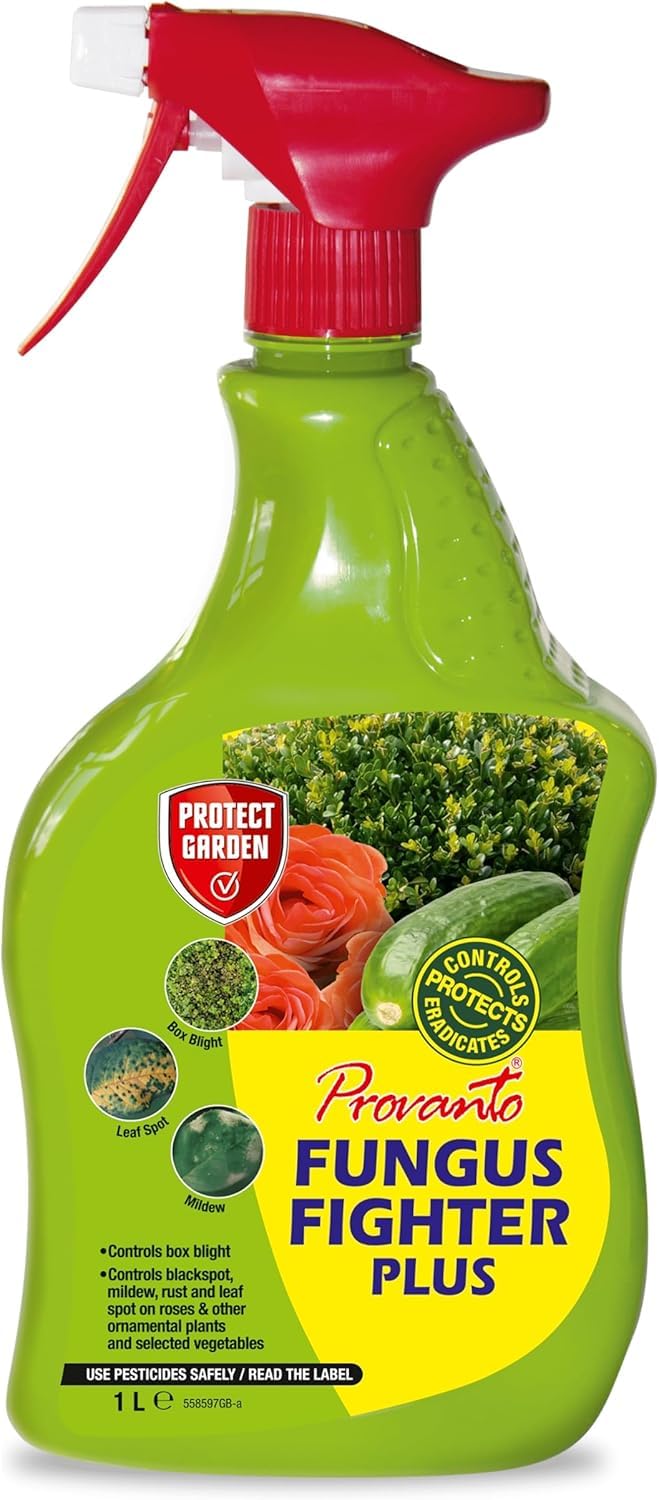 Fungus Fighter Plus Plant Protection for Indoor & Outdoor Eradicates, Protects & Controls Ready to Use for Flowers, Shrubs, Fruits & Vegetables Garden Care 1L