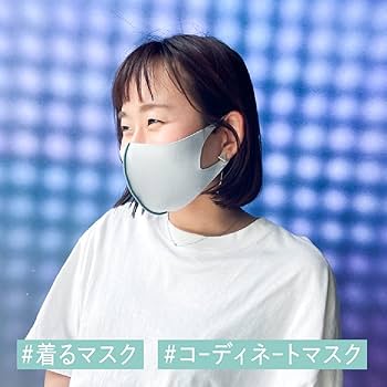 Amazon | ARDW(アルダウ) マスク(ブラック+ブルー) Mサイズ (1枚