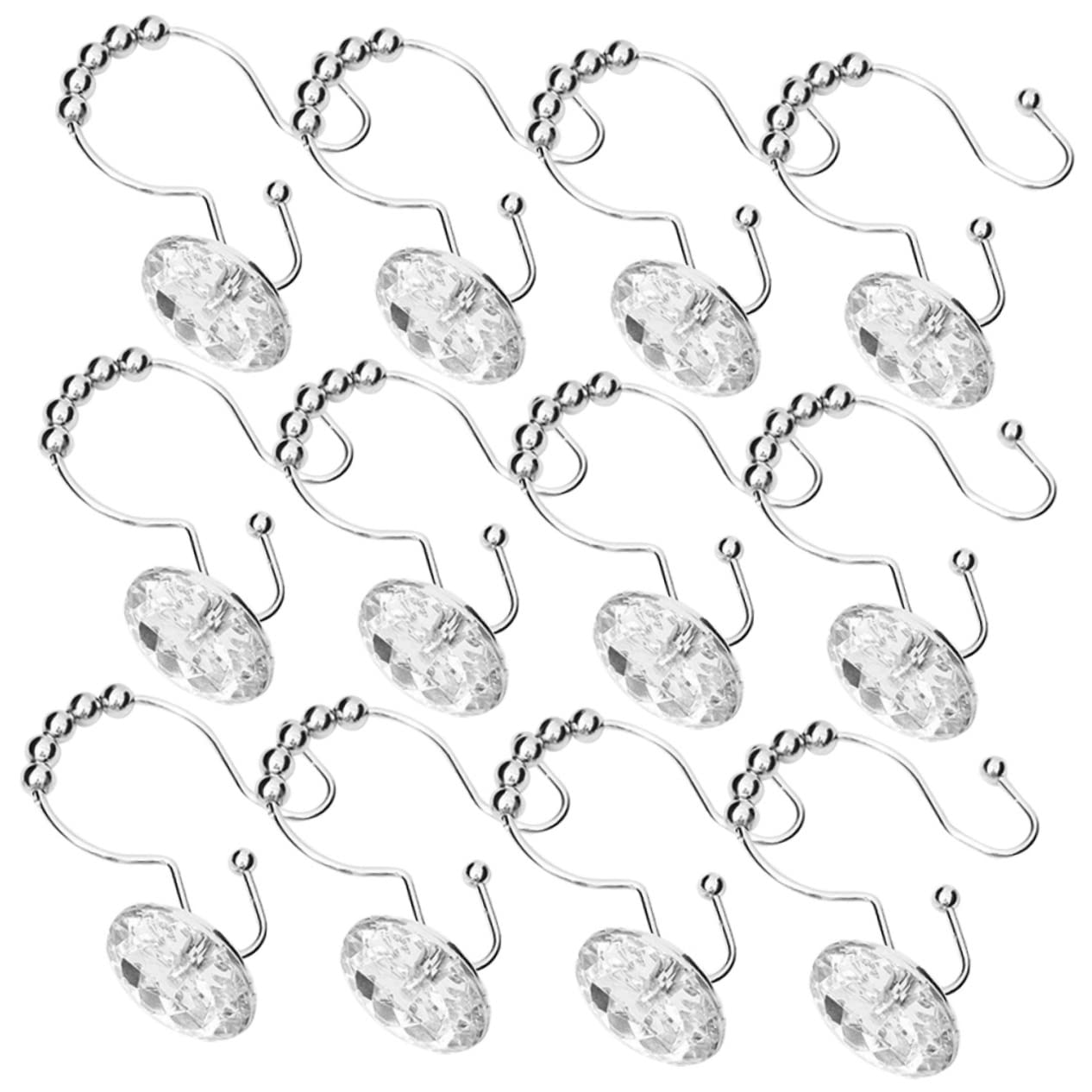 Alipis 12pezzi Ganci Delicati in Metallo per Tende da Doccia Ganci per Doccia Design Creativo in Metallo
