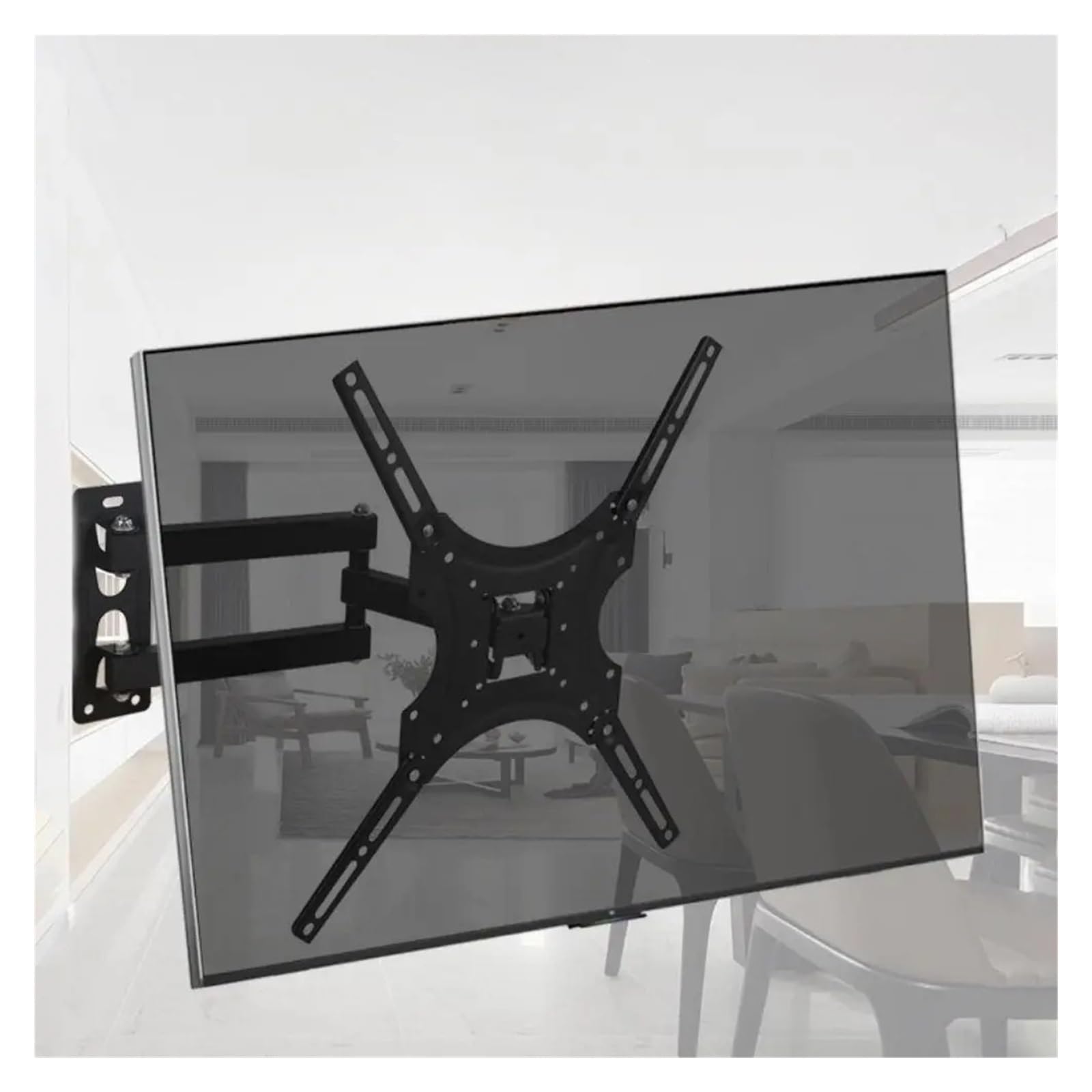 Staffa da parete for monitor TV regolabile a sbalzo | Struttura a sbalzo, braccio estensibile, rotazione inclinata, resistente(Style B)
