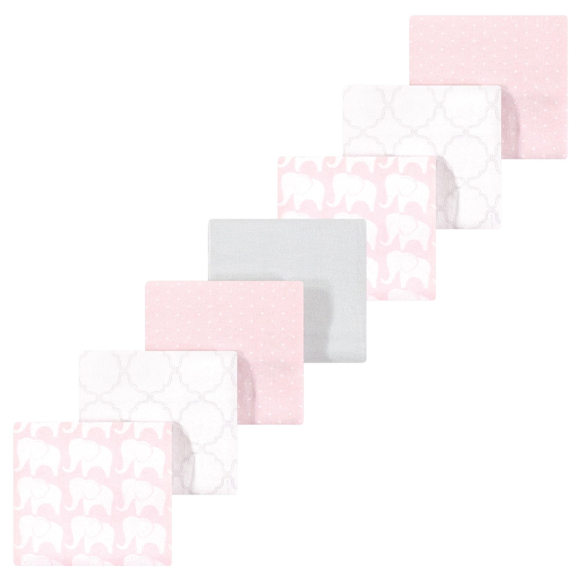 Luvable Friends Little Treasure Flannel Receiving Blankets 7pk