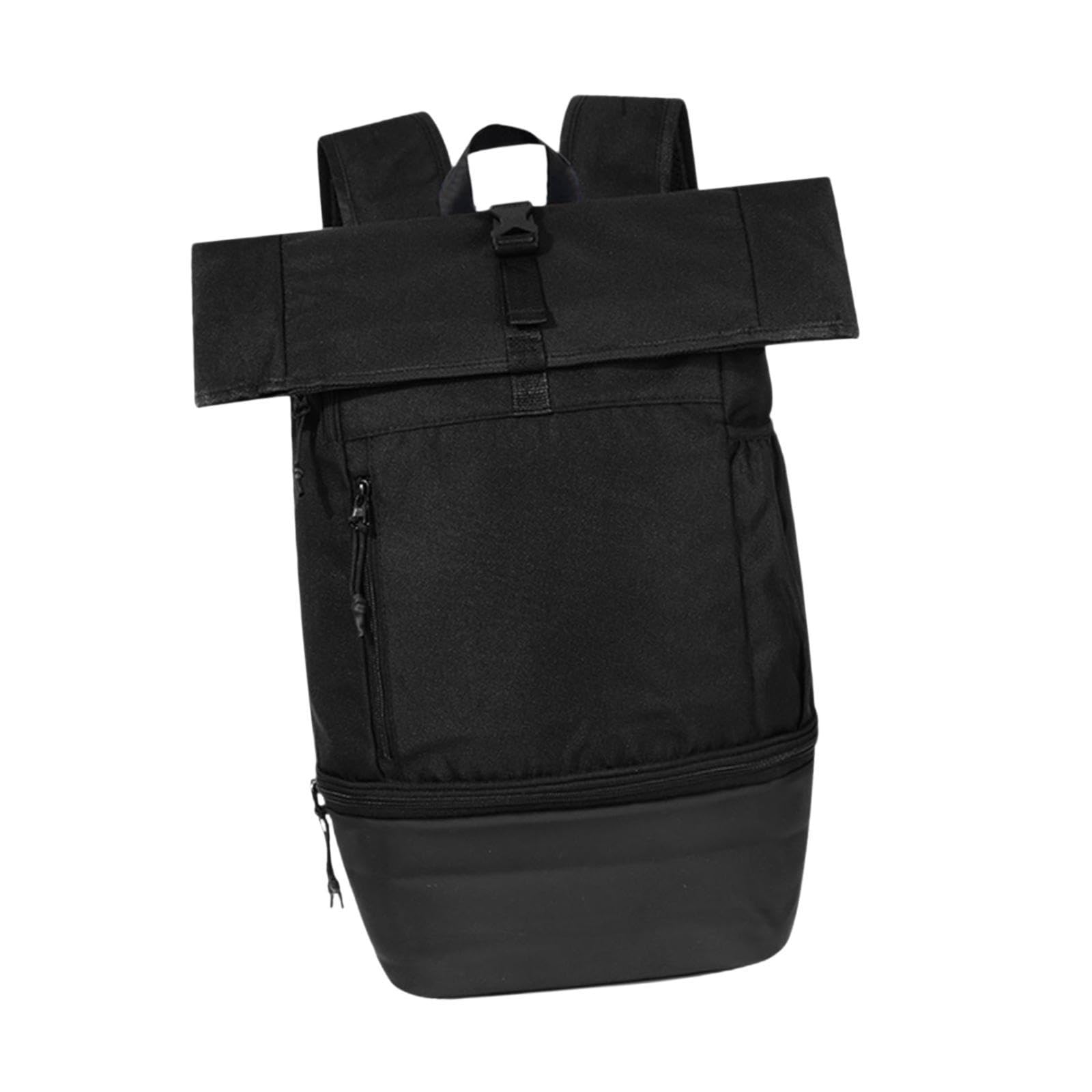 Outdoor Gym Backpack Outdoor Sport Travel Backpack for Travel Hiking Fitness Black-image-22