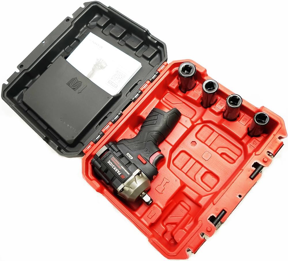 PSIDE Parkside Performance PPDSSA 12 A1 - Atornillador de impacto (12 V, sin batería ni cargador, llave de impacto de ½")