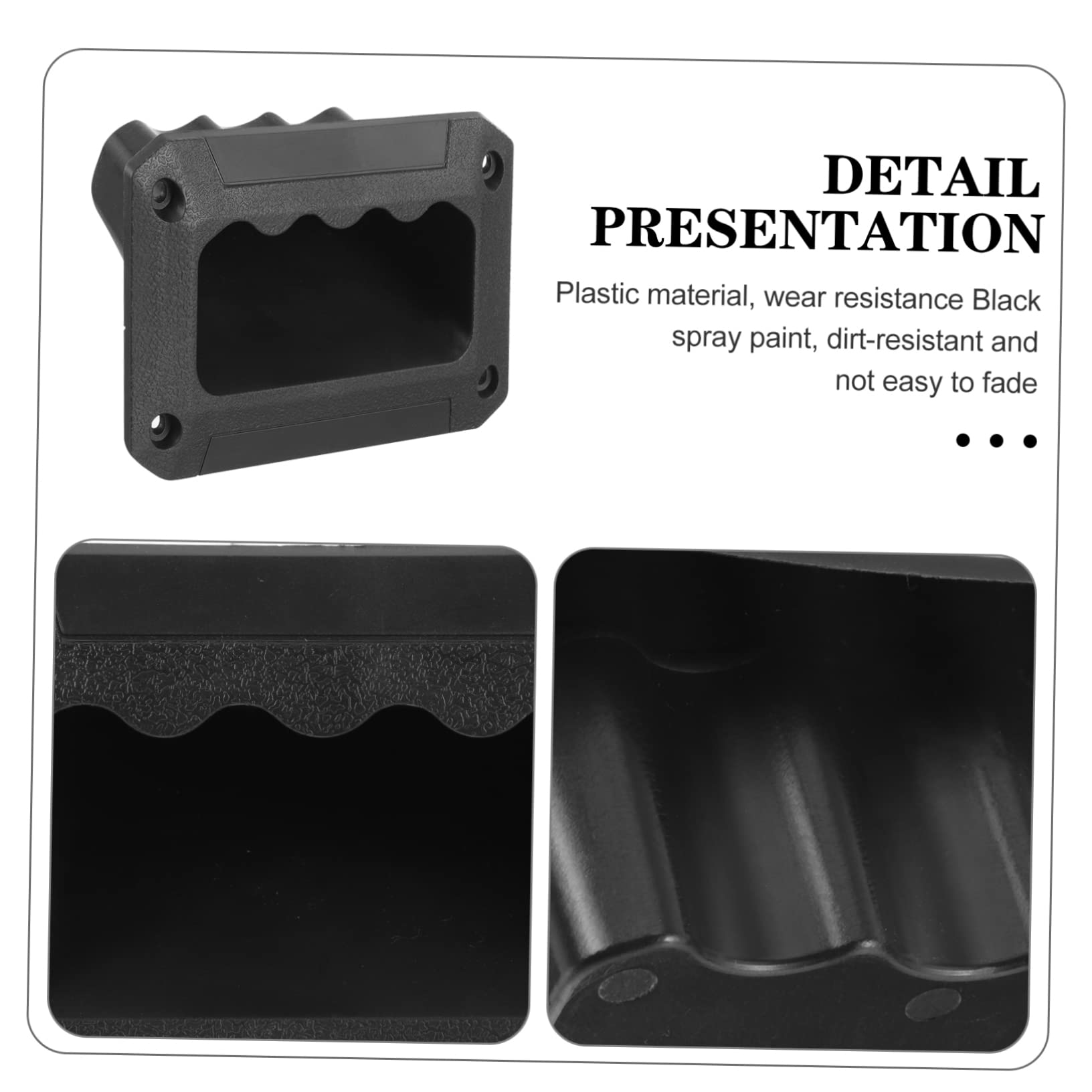 Operitacx 8pcs Plastic Speaker Handles Replacement for Cabinets Amplifier Grip for Easy Installation Sturdy Design for Various Speaker Styles