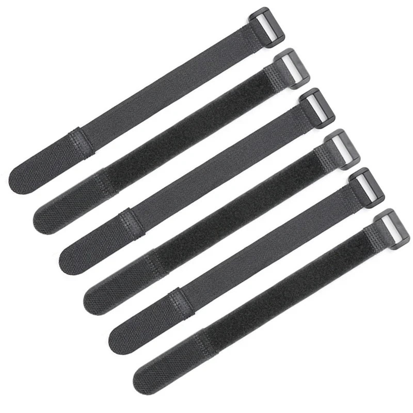 Lot de 200 attaches de câble autocollantes réutilisables en nylon de 20 mm de large - Boucle inversée - Organisateur de fils pour organiseur ou rangement (20 x 600 mm)