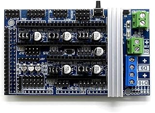 ZQ100WT Reprap Mendel Ramps 1.6 Expansion Control Board Panel with Heatsink Upgrade Ramps 1.4 Ramps 1.5 for 3D Printer Board (Ramps 1.6)