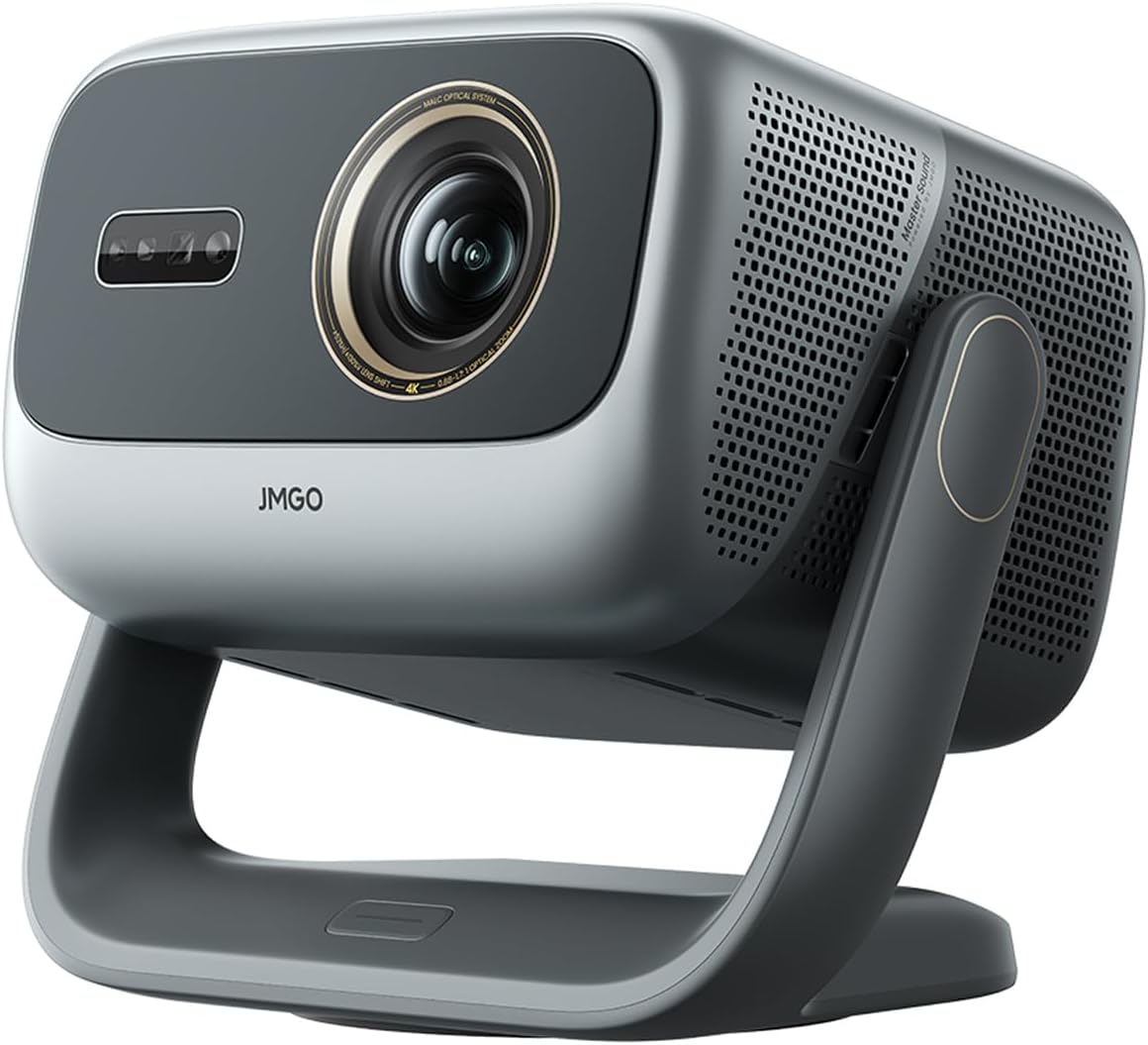 N5-Ultra-Max Home 4K Projector | Qualas32 Triple Color Laser 6000 ISO Lumen 0.88~1.7:1 Throw Ratio MT9681 8GB 128GB | HiFi Stereo Speaker | Android Chinese OS with KD3 Google TV Stick