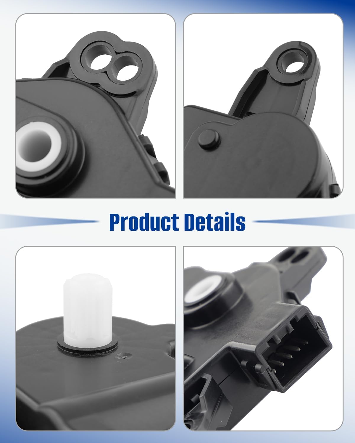 Heater Temperature AC Blend Door Motor HVAC Actuator Fit for Ford Ranger PX, Fit for Mazda BT-50 2011-2026 Replace UC9P61A60 UC9P-61-A60