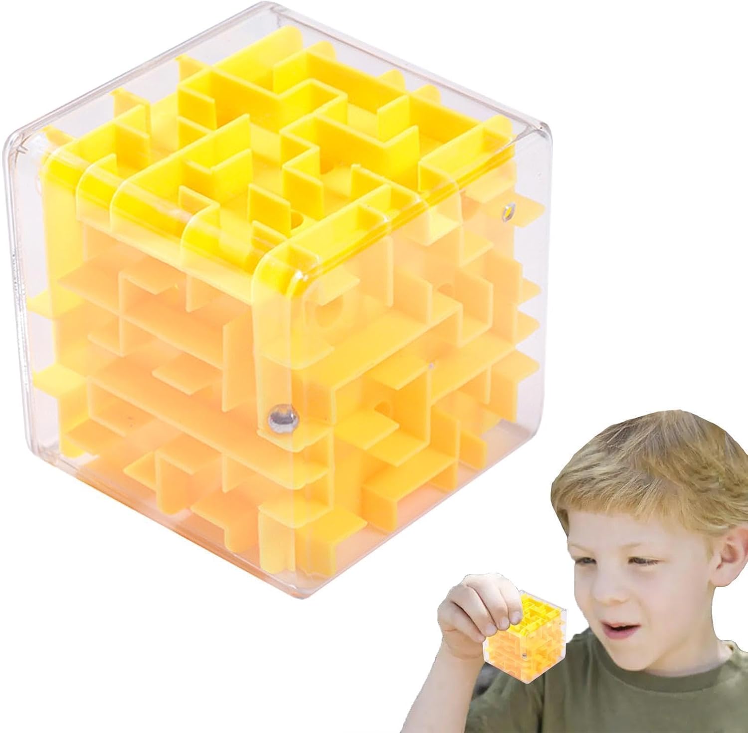 Maze Puzzle | 3D Brain Teaser Puzzles for Kids,Mazes Ball, Maze Puzzle Cube Ball, Holiday Favors, Brain Teaser Fidget Toy for Kids
