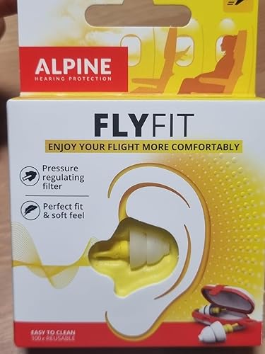 ALPINE HEARING PROTECTION 耳栓 航空機内用イヤープラグ Fly Fit khxv5rg Alpine Fly Fit 耳栓、機内騒音軽減、会話可能