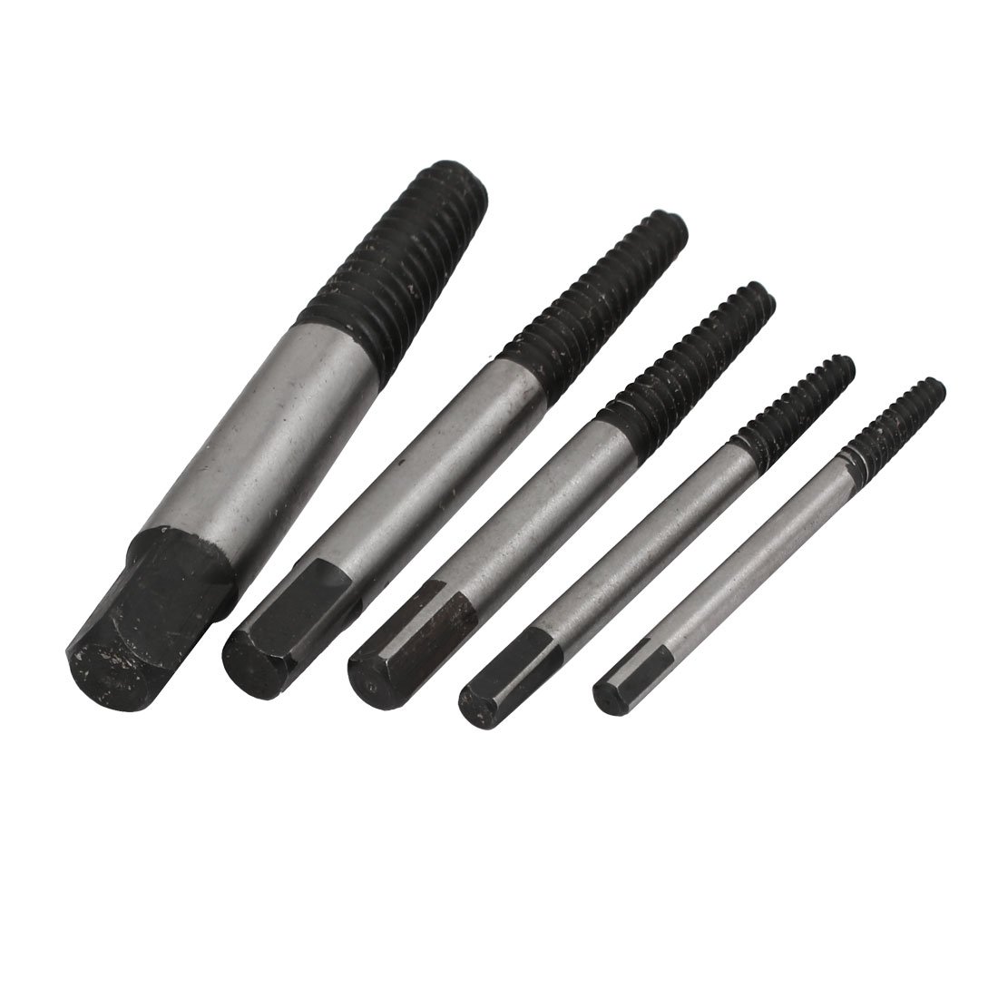 CLE-LINE Screw Extractors 5Pc Set,#1-#5,Bright C21149