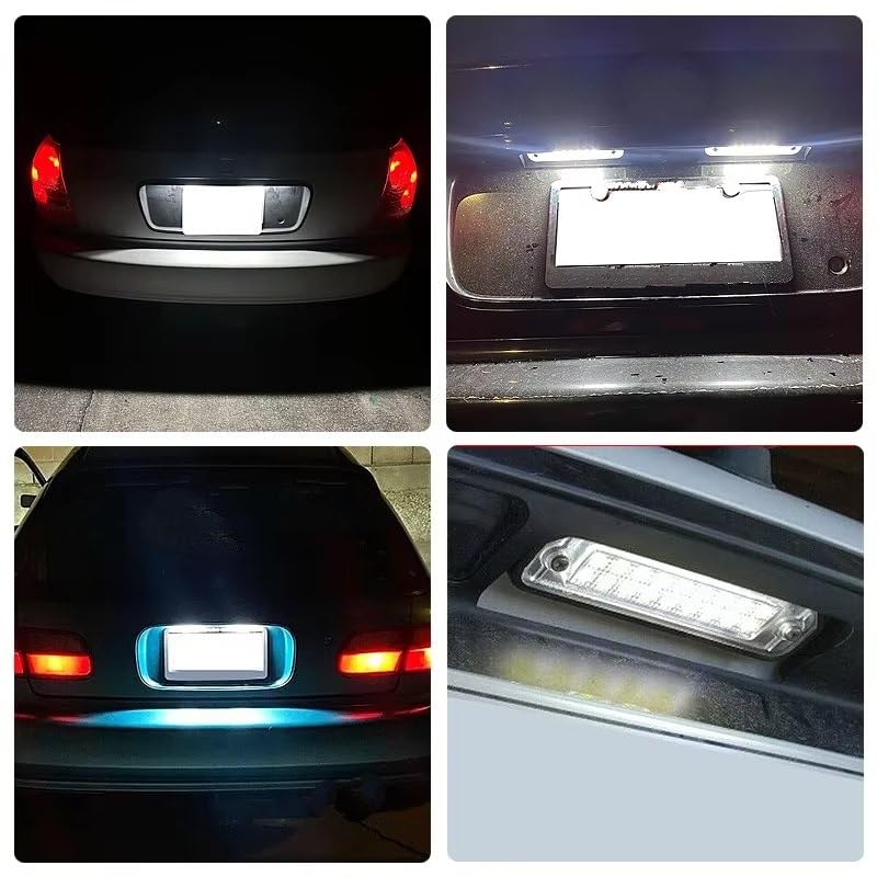 Luz de matrícula Civic para viajes nocturnos seguros en carretera y ciudad 5