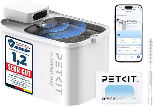 PETKIT EVERSWEET Max Fontaine a Eau Chat sans Fil, Fontaine