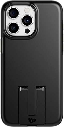 Miniatura 1 de Tech21 Evo Crystal Kick - Funda para iPhone 15 Pro Max, compatible con MagSafe, funda de protección contra impactos, color negro obsidiana