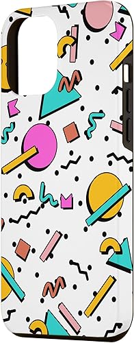 Miniatura 2 de iPhone 15 Plus Vintage Geometría Forma Patrón Retro 80s 90's Nostalgia Case