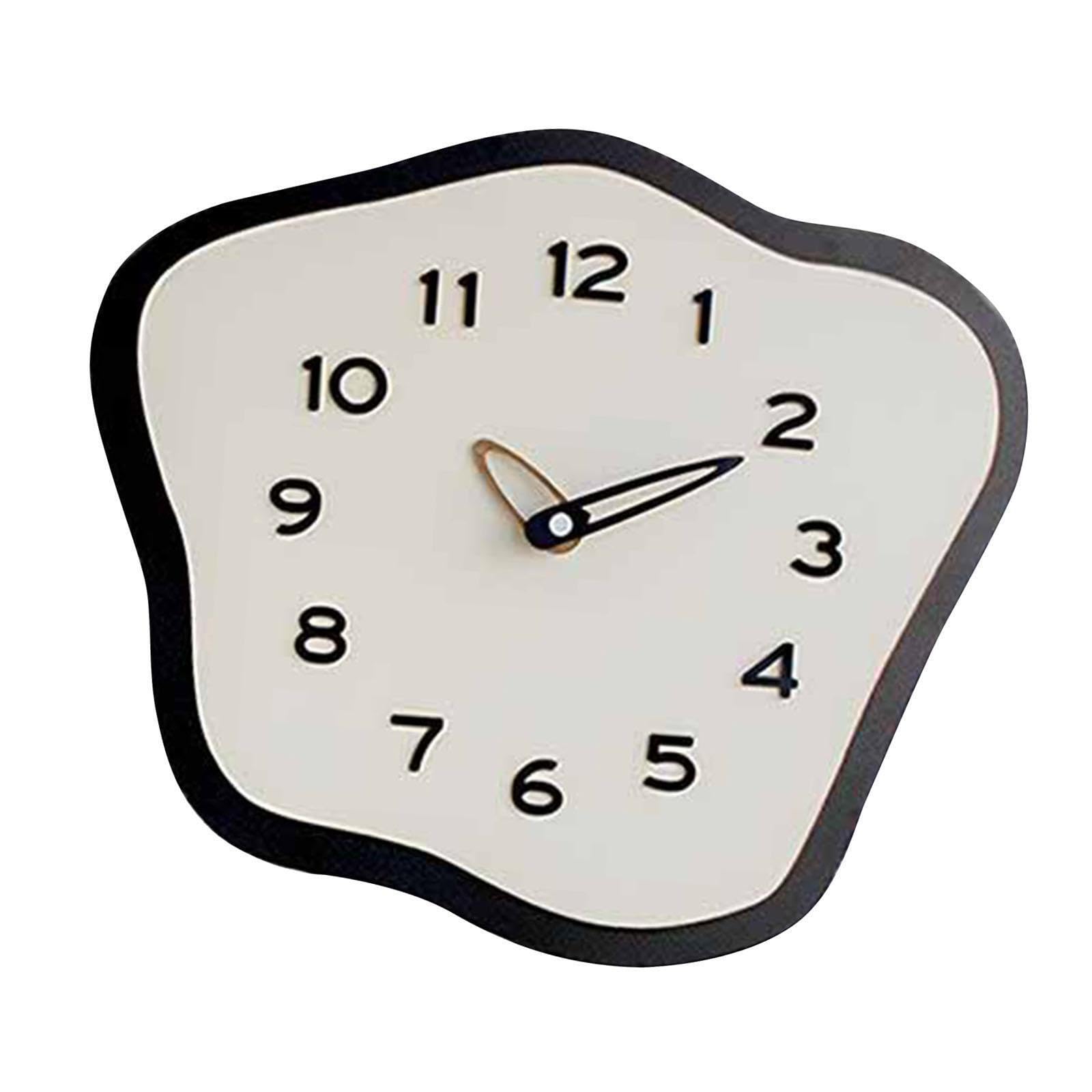 TWISAXC Modern Cloud Wall Clock Decorative Lightweight And Easy To Read Cloud Wall Clock Quiet Silent Non Ticking Gifts Bedrooms