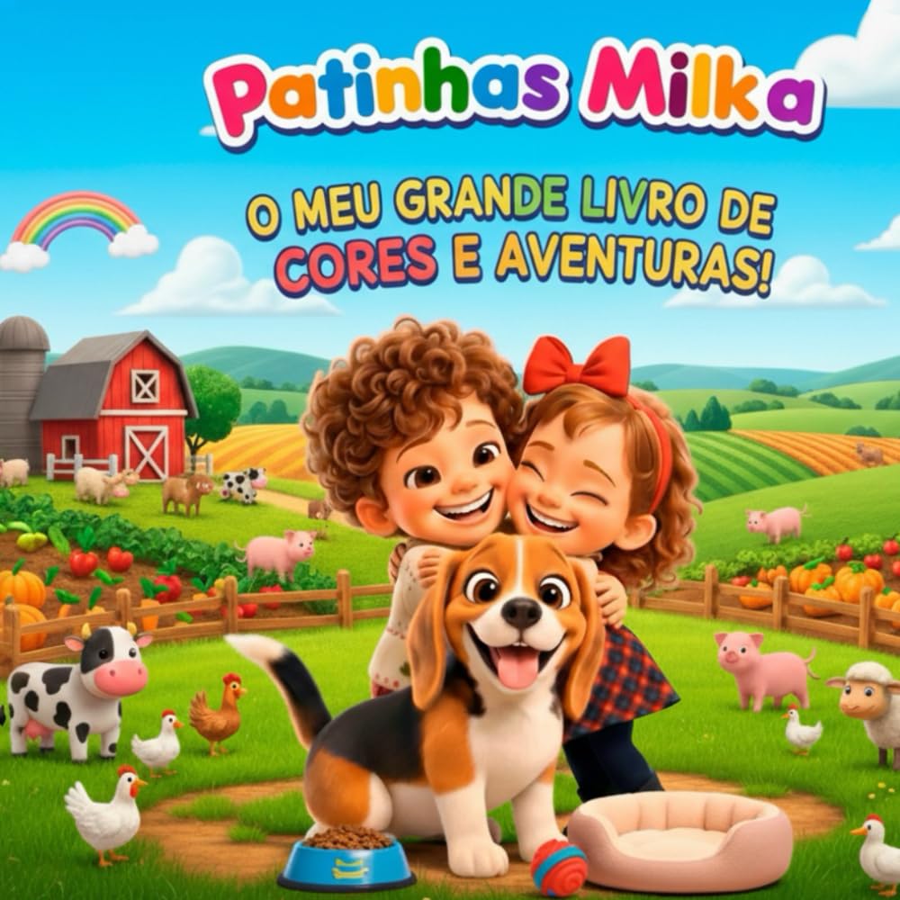 O Mundo Colorido da Milka: Um livro de atividades para colorir inspirado nos vídeos de sucesso. Perfeito para pequenos artistas que adoram cantar e pintar. (Patinhas Milka)