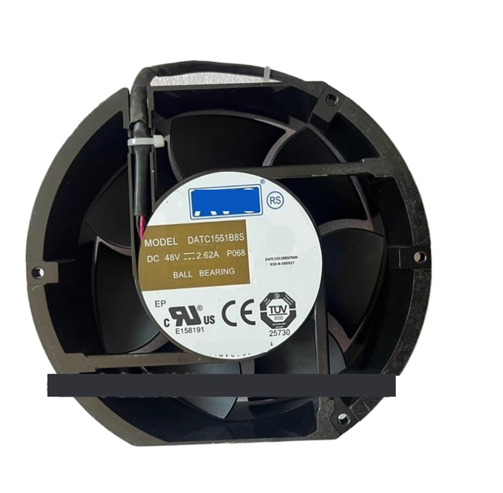Ventilateur de refroidissement 48V DATC1551B8S contre la surchauffe des machines de production