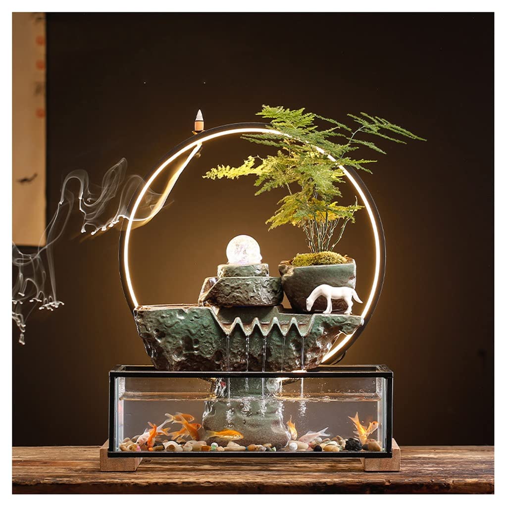 BHGFYXBS Tea Pet Creative Tumbler Guan Gong Color-Changing Tea Pet Character Ornaments Tea Play Chinese Tea Room Desktop Decorations Tea Pet Statue Ornament,Without Nebulizer