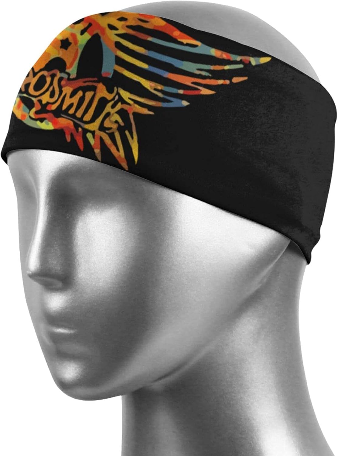 ヘアバンド メンズ レディース Aerosmith Logo エアロミスロゴ 21 ヘッドバンド 汗止め バンダナ スポーツ用 汗吸収 薄型 通気性あり 伸縮性抜群 柔らかい ヘアターバン 洗顔用 広幅 バスケ テニス ランニング ジム 筋トレ 男女兼用 Mock Co Jp