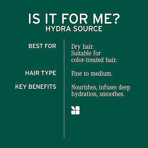 Miniatura 7 de Biolage Hydra Source Shampoo & Conditioning Balm Set - Deeply Hydrates & Moisturizes Dry Hair, Infused with Fermented Aloe & Micro-Filtered