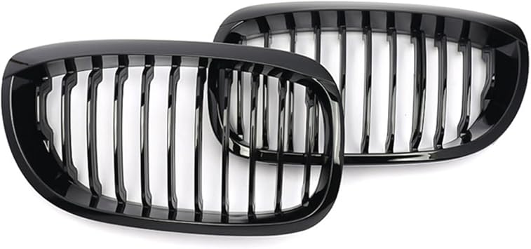 Gloss Black Front Bumper Grille Body Kit For BMW E46 Coupe 325Ci 330Ci LCI 2door 2003-2006