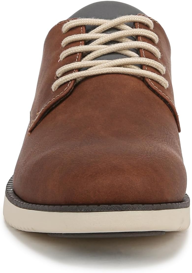 Dr. Scholl's Shoes Men's Sync Plain Toe Dress Casual Oxford, Dark Tan Smooth, 12 US - Image 3