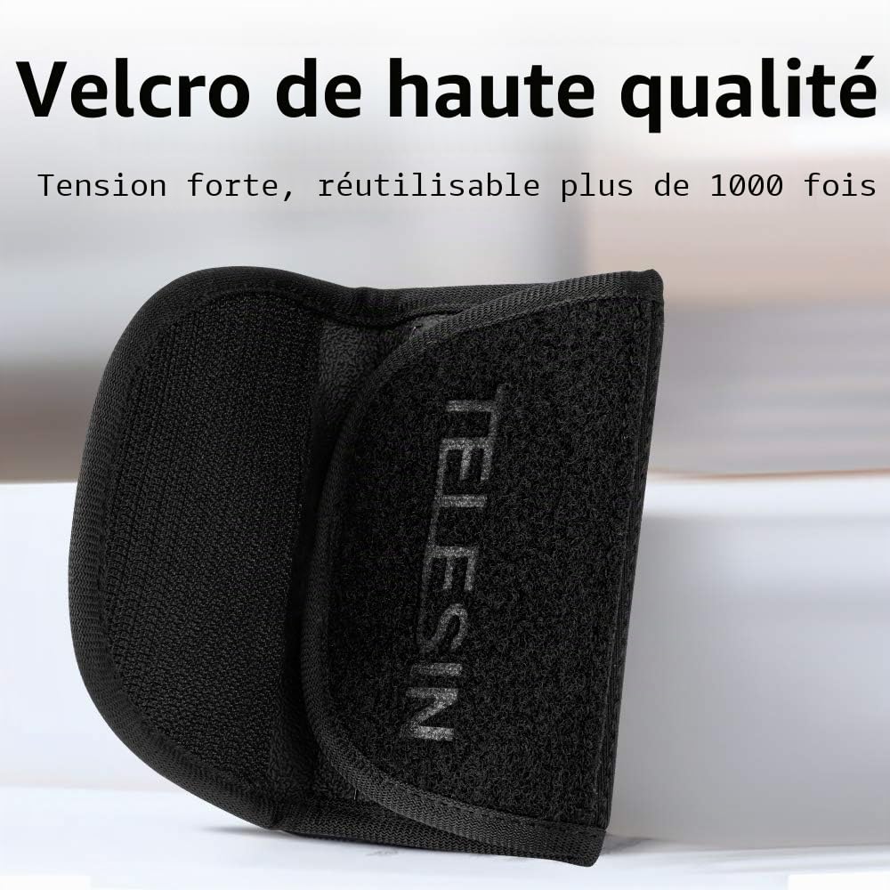 TELESIN Sac à Dos avec bandoulière réglable et Crochet en J, système de Fixation pour caméra GoPro Hero 13/12/11/10/9/8/7 Session, DJI Osmo Action 6 5 Pro/4/3 Osmo Pocket, Insta 360 X5 X4