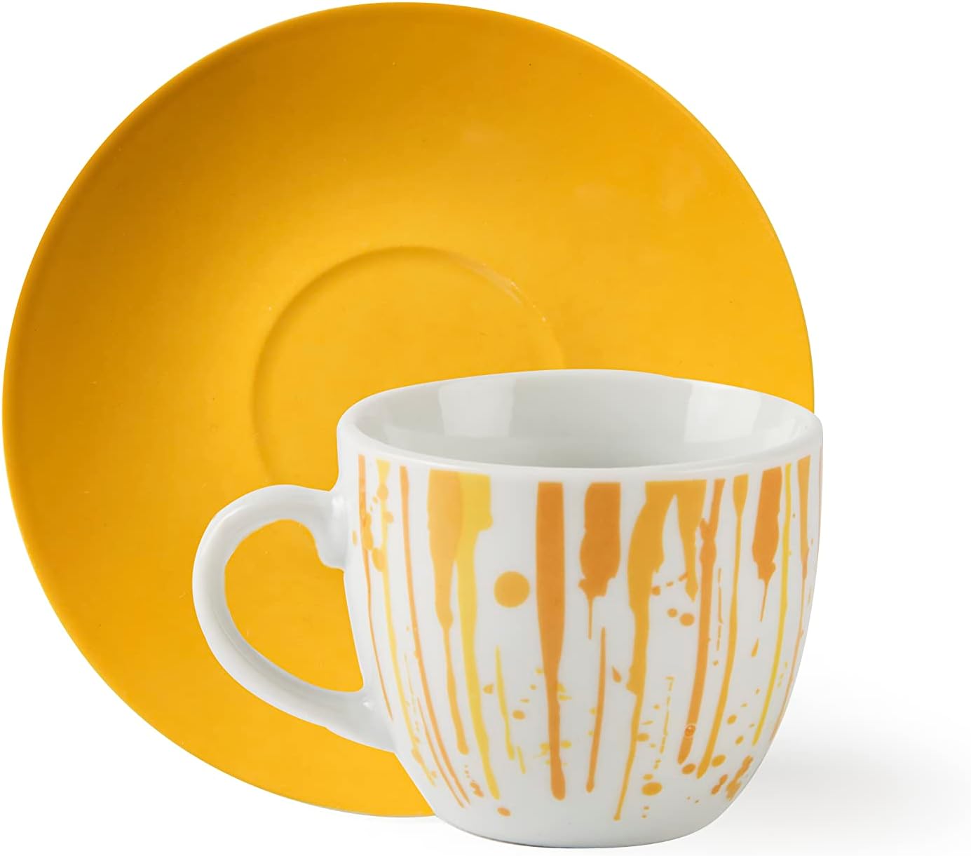 Excelsa Dripping Set of 6 Coffee Cups, Porcelain