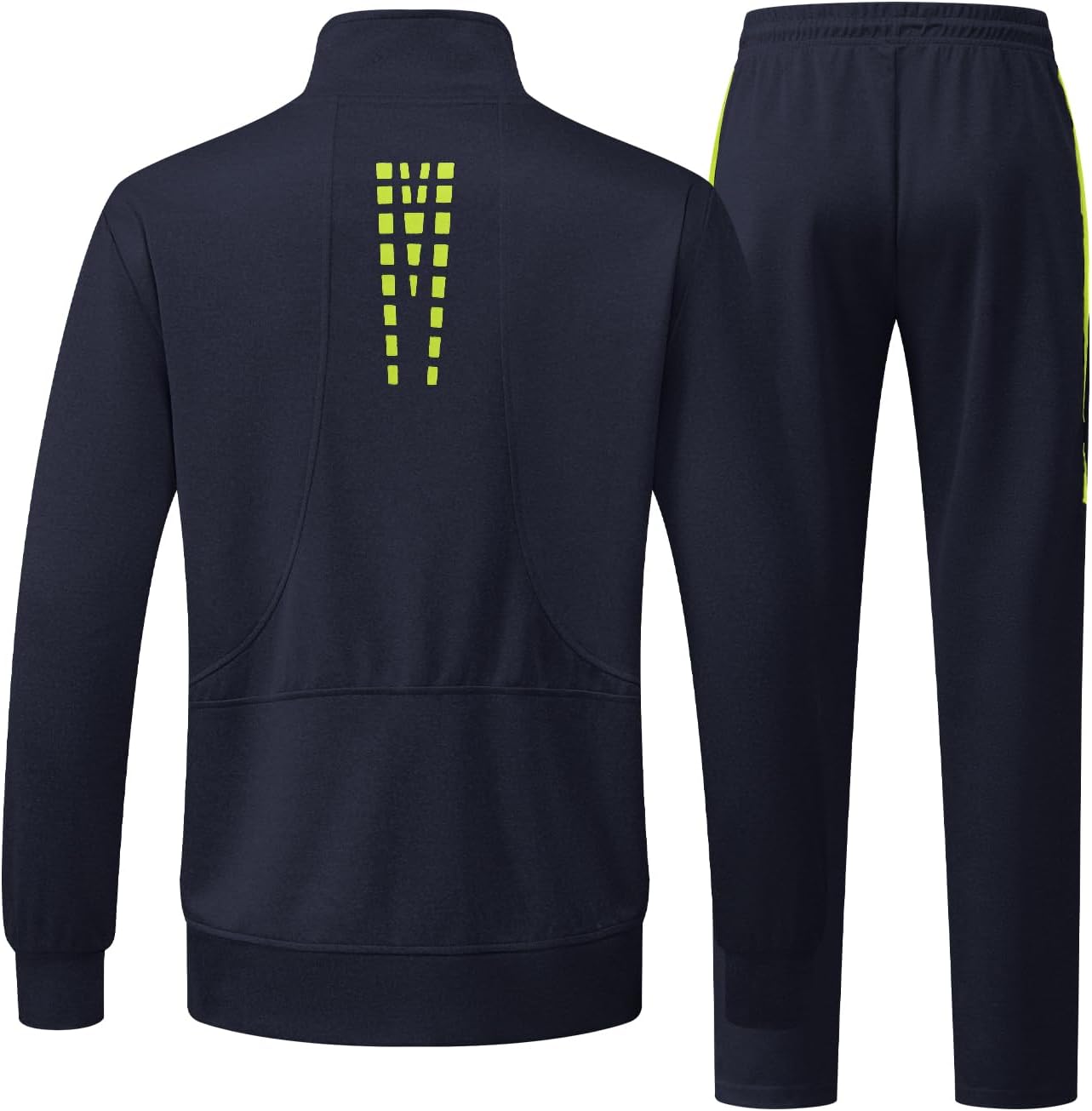 Riskrole Men’s Tracksuits Sweatsuits Set 2 Pieces Casual Athletic Jogging Suits Zip up Outfits - Image 3