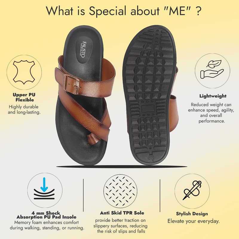 Image of FAUSTO Men Slip On Sandal