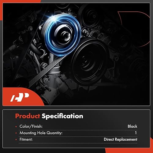 Miniatura 3 de A-Premium Polea equilibradora armónica del motor – Compatible con Ford Mustang 05-10, Mountaineer & Explorer 03-10, Ranger 01-11, E-350 Super Duty