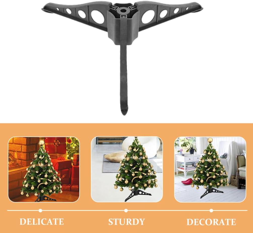 VOSAREA 15pcs Christmas Tree Stand Base for Artificial Trees Stable Bracket Sleek Design Easy to Assemble Essential Accessory for Holiday Decor