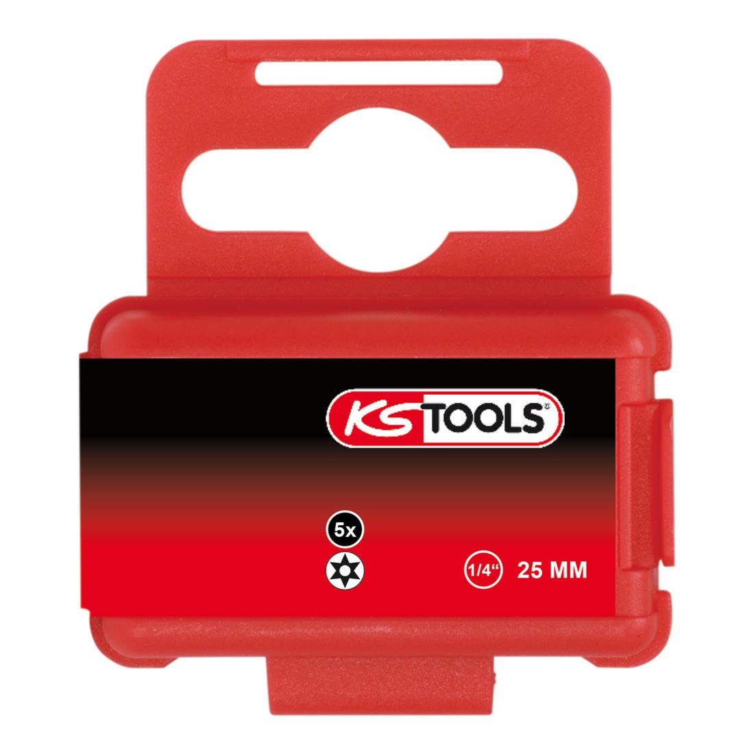 KS TOOLS 918.3616 TORSIONpower bit, 25mm, TH20tamperproof, 5pcs