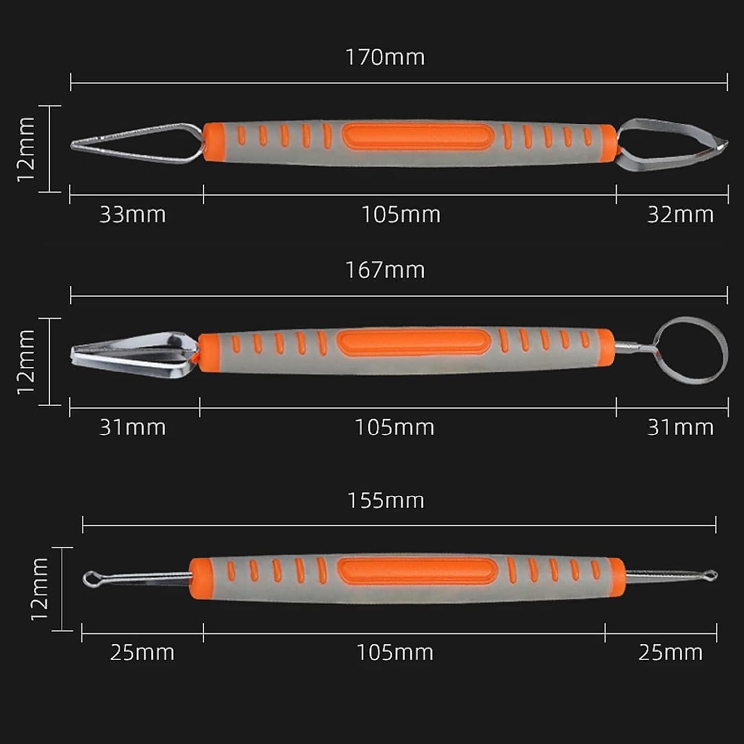 Elite - Set di utensili da cucina per adulti - 9 strumenti per sbucciare la cucina per guarnire frutta e verdura, con custodia per principianti.