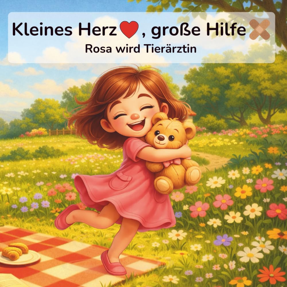 Kleines Herz, große Hilfe - Rosa wird Tierärztin: Ein liebevolles Kinderbuch zum Vorlesen über Tiere, Mitgefühl und Helfen (ab 3 Jahren)