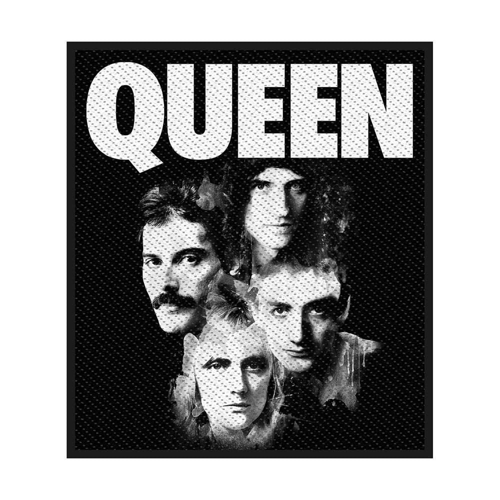 Queen Black Faces Patch 10X10cm