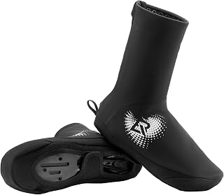 Cycling Shoe Covers Winter Thermal Windproof Full Bicycle Overshoes for Men and Women Mountain Road Bike Shoes Water Resistant