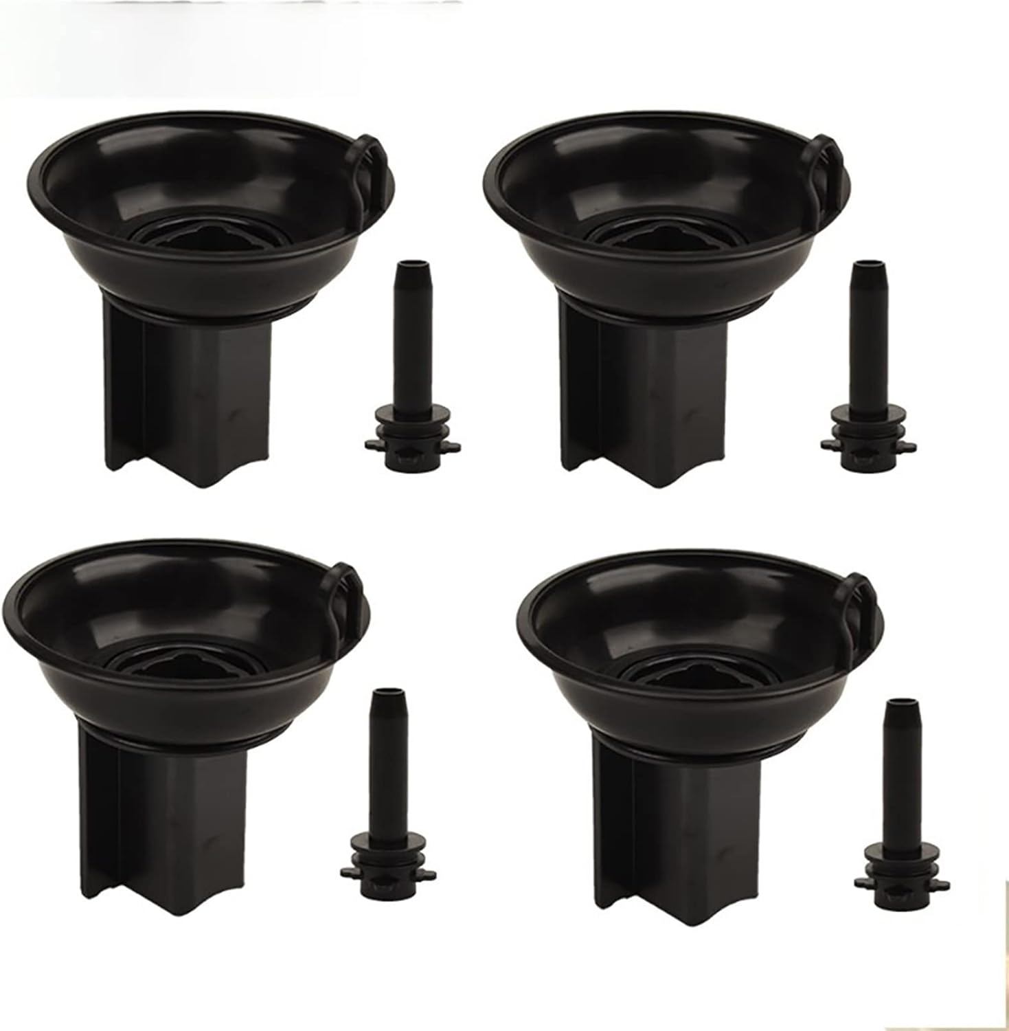 4 Sets Motorcycle Carburetor Repair Fix Kit Rebuild Tool compatible for CB400 CB 400 1992-1998 (Color : 4 sets and plunger)