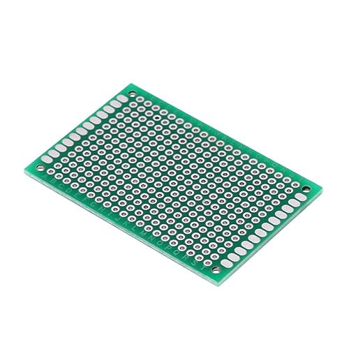 Miniatura 9 de Acouto 10 piezas 1.6 x 2.4 in doble lados prototipos DIY soldadura universal placa de circuito PCB placa perforada 6x4 placa perforada para