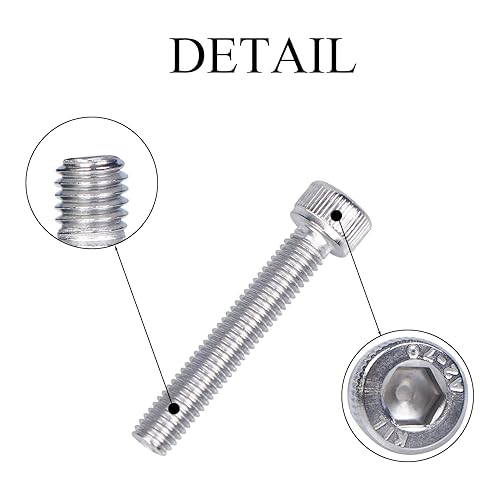 Miniatura 3 de Surtido de tornillos métricos M2.5 M3 M4 M5 M6 M8 Tornillos de cabeza hueca Tornillos métricos Kit de tornillos métricos de acero inoxidable 304