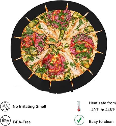 Miniatura 10 de QTECLOR Protector ajustable de corteza de tarta, protector de borde de pastel, herramientas redondas de silicona para hornear tartas, cubierta de